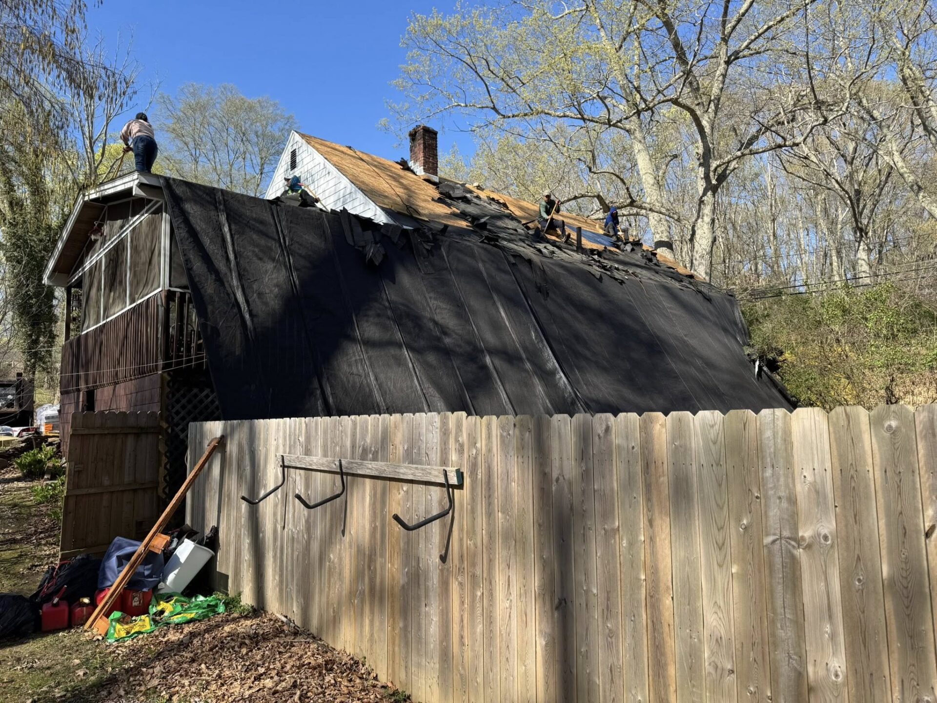 A new roof — done in a day, built to last 30 years.